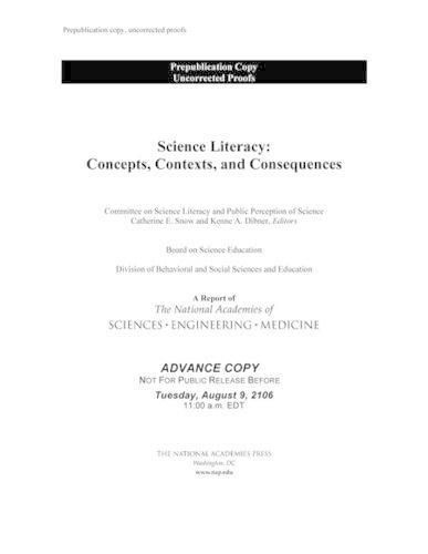 Science Literacy: Concepts, Contexts, and Consequences