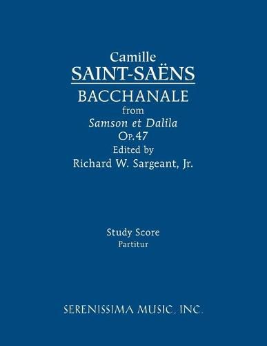 Cover image for Bacchanale, Op.47: Study score