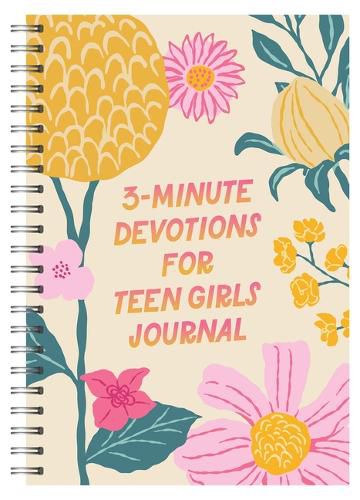 Cover image for 3-Minute Devotions for Teen Girls Journal
