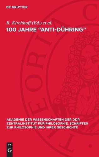 Cover image for 100 Jahre "Anti-Duehring"