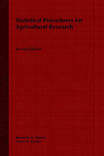 Cover image for Statistical Procedures for Agricultural Research