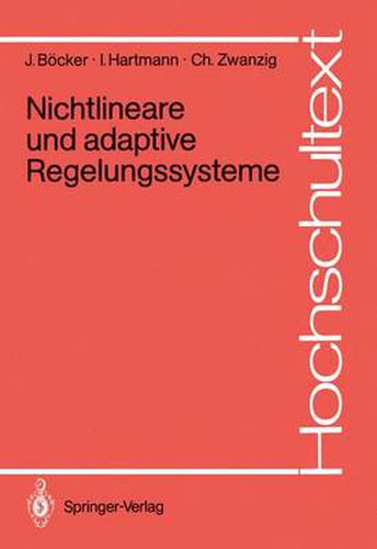 Cover image for Nichtlineare und adaptive Regelungssysteme