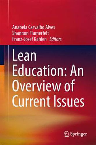 Cover image for Lean Education: An Overview of Current Issues