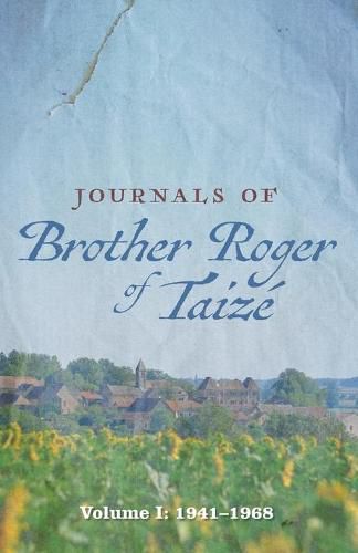 Cover image for Journals of Brother Roger of Taize