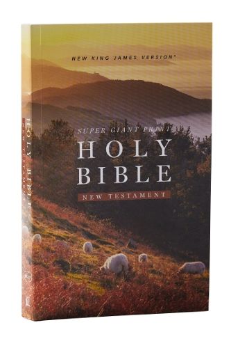 Cover image for NKJV Super Giant Print New Testament, Softcover, Red Letter, Comfort Print