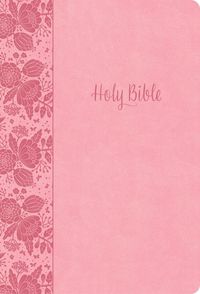 Cover image for KJV Large Print Thinline Bible, Value Edition, Soft Pink Leathertouch