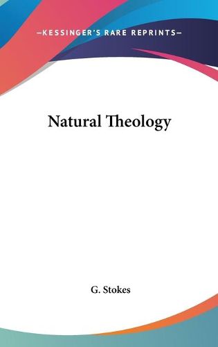 Cover image for Natural Theology