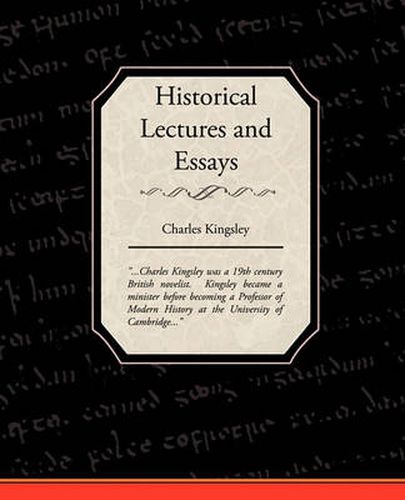 Cover image for Historical Lectures and Essays