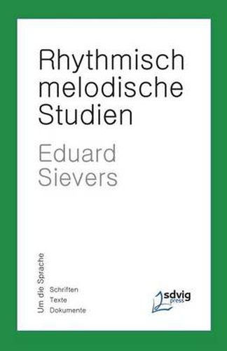 Cover image for Rhythmisch-Melodische Studien