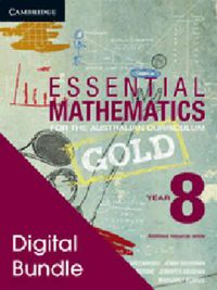 Cover image for Essential Mathematics Gold for the Australian Curriculum Year 8 Digital and Cambridge Hotmaths