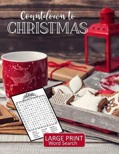 Countdown to Christmas Large Print Word Search