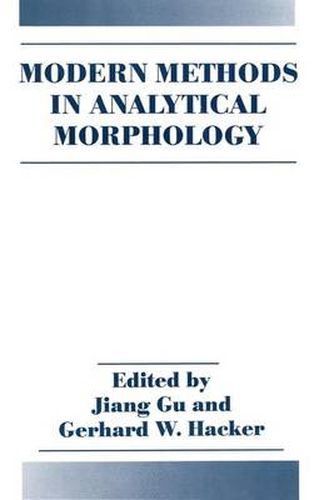 Cover image for Modern Methods in Analytical Morphology