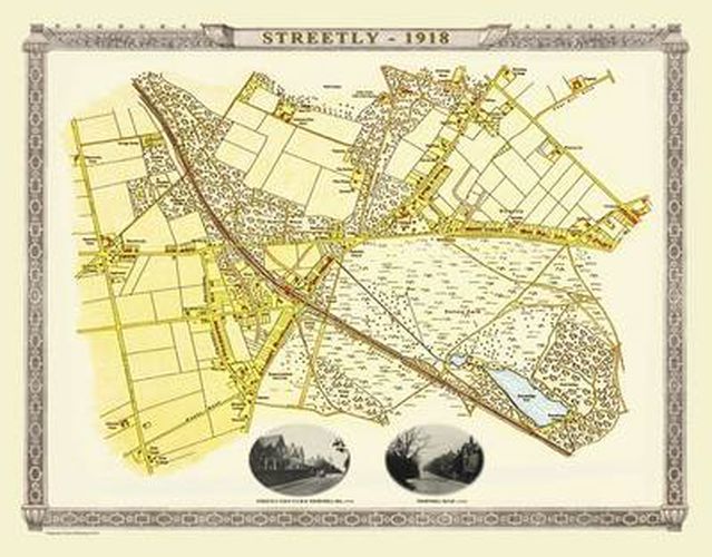 Cover image for Print of Map of Streetly Village 1918