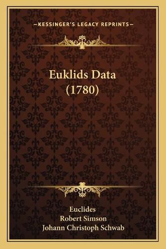 Euklids Data (1780)