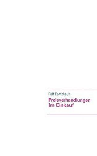 Cover image for Preisverhandlungen im Einkauf