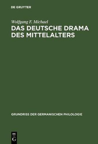 Cover image for Das deutsche Drama des Mittelalters