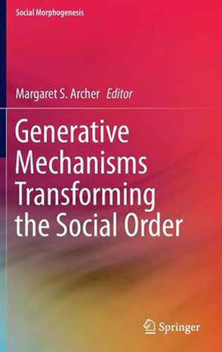 Cover image for Generative Mechanisms Transforming the Social Order