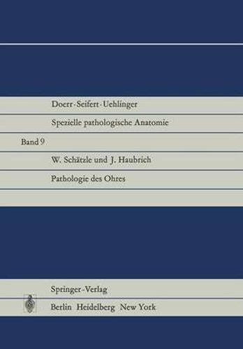 Cover image for Pathologie Des Ohres