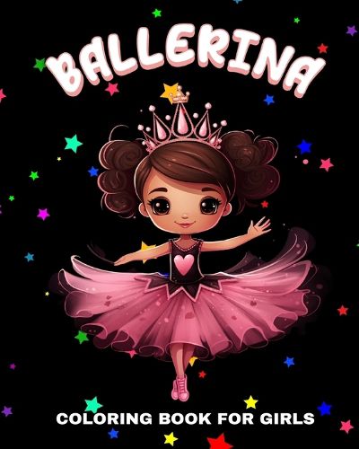 Cover image for Ballerina Coloring Book for Girls