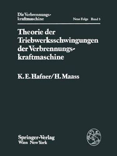 Cover image for Theorie Der Triebwerksschwingungen Der Verbrennungskraftmaschine