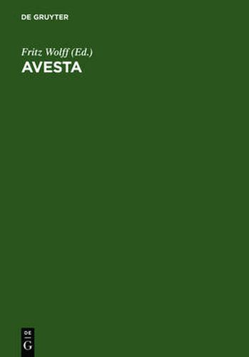 Cover image for Avesta: Die Heiligen Bucher Der Parsen