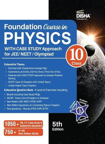 Cover image for Foundation Course in Physics for Jee/ Neet/ Olympiad Class 10 with Case Study Approach