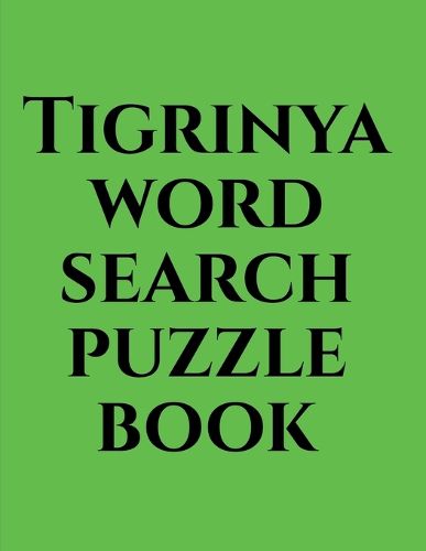 Cover image for Tigrinya word search puzzle book