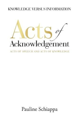 Cover image for Acts of Acknowledgement