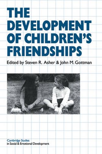 Cover image for The Development of Children's Friendships