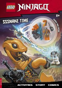 Cover image for LEGO (R) NINJAGO (R): Sssnake Time Activity Book (with Snake Warrior Minifigure)