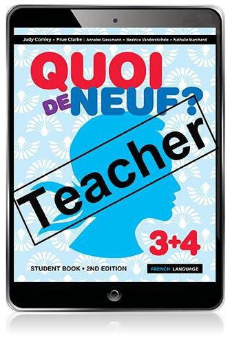 Quoi de Neuf ? 3+4 Teacher eBook and Audio Download