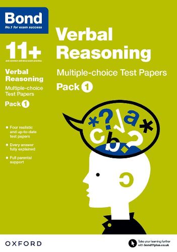 Cover image for Bond 11+: Verbal Reasoning: Multiple-choice Test Papers: Pack 1