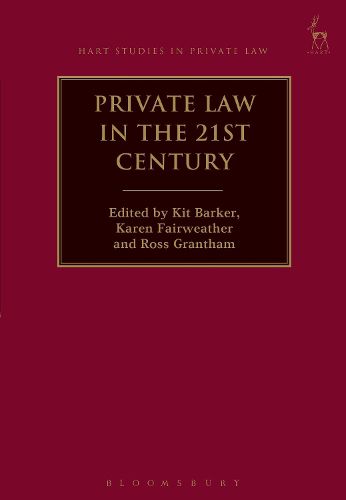 Cover image for Private Law in the 21st Century