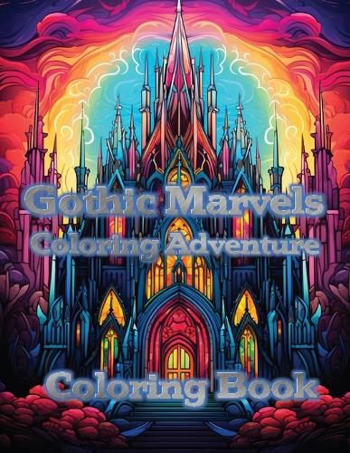 Cover image for Gothic Marvels Coloring Adventure