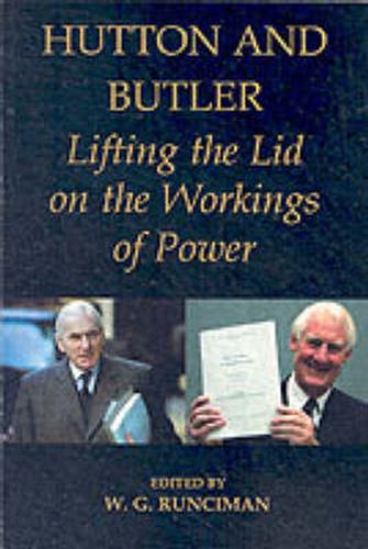 Cover image for Hutton and Butler: Lifting the Lid on the Workings of Power