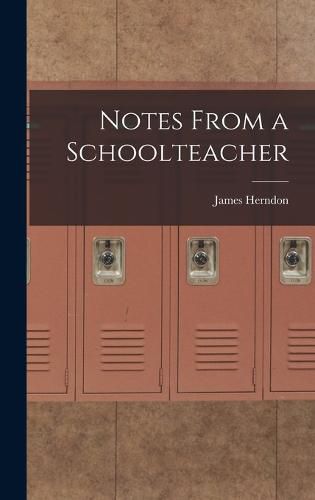 Cover image for Notes From a Schoolteacher