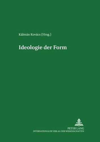 Cover image for Ideologie Der Form