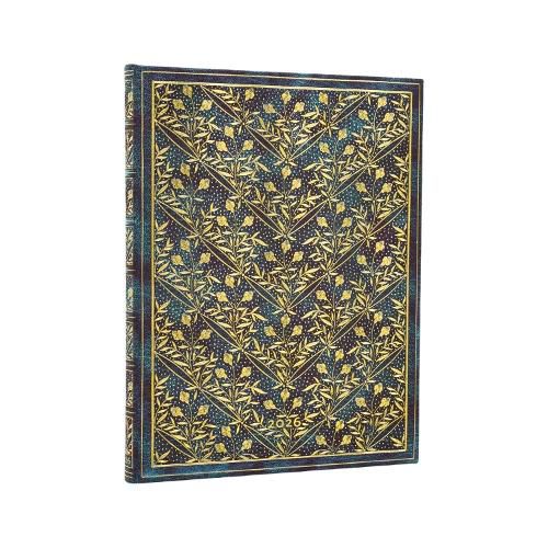 Cover image for 2026 Wildflower Song (2007) Ultra 12-month Verso Hardcover Flexi Dayplanner 2026 (Elastic Band Closure)