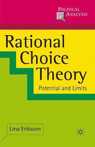 Cover image for Rational Choice Theory: Potential and Limits