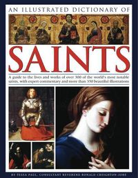 Cover image for Illustrated Dictionary of Saints