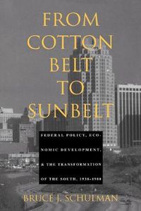 Cover image for From Cotton Belt to Sunbelt: Federal Policy, Economic Development, and the Transformation of the South 1938-1980