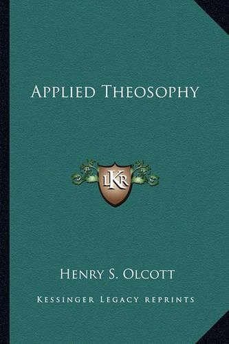 Cover image for Applied Theosophy