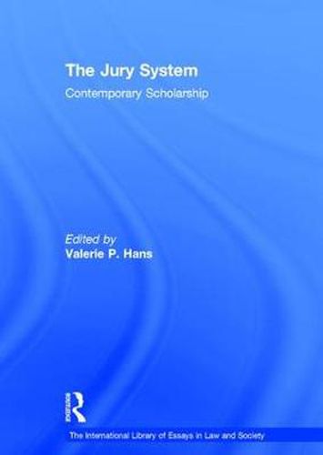 Cover image for The Jury System: Contemporary Scholarship