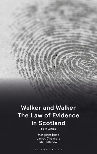 Cover image for Walker and Walker The Law of Evidence in Scotland