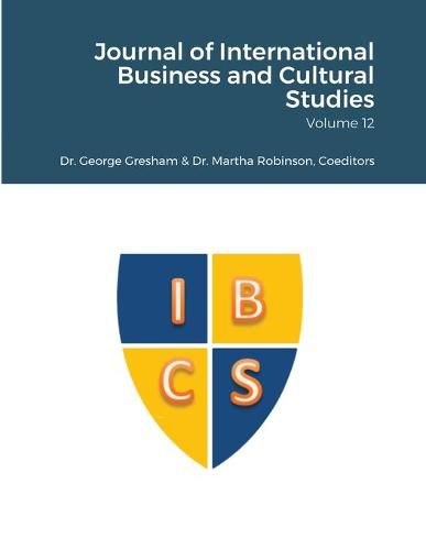 Cover image for Journal of International Business and Cultural Studies - Volume 12