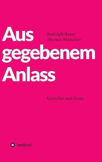 Cover image for Aus gegebenem Anlass