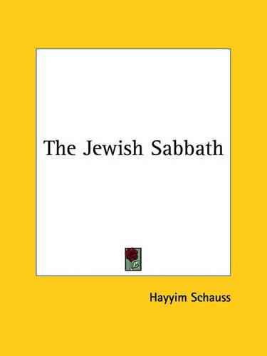 Cover image for The Jewish Sabbath