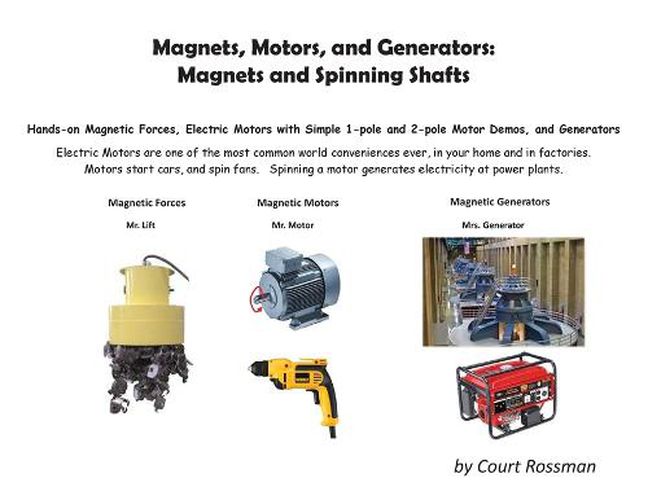 Cover image for Magnets, Motors, and Generators: Magnets and Spinning Shafts