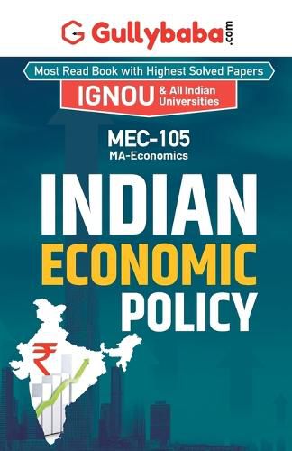 Cover image for MEC-105 Indian Economic Policy