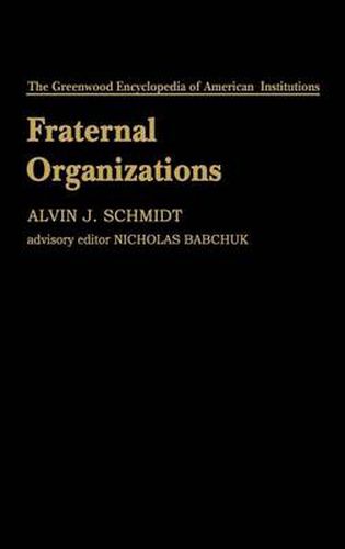 Cover image for Fraternal Organizations